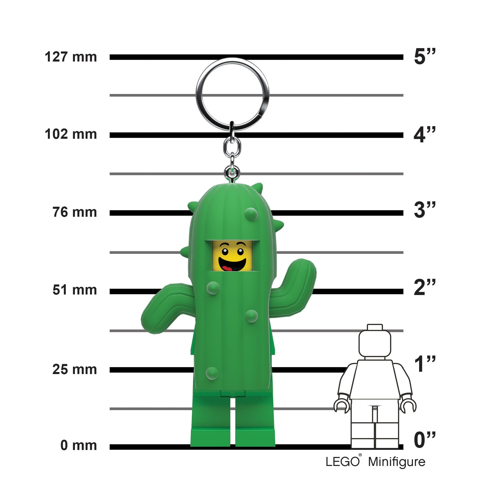 LEGO ICONIC Cactus Boy Keychain Light