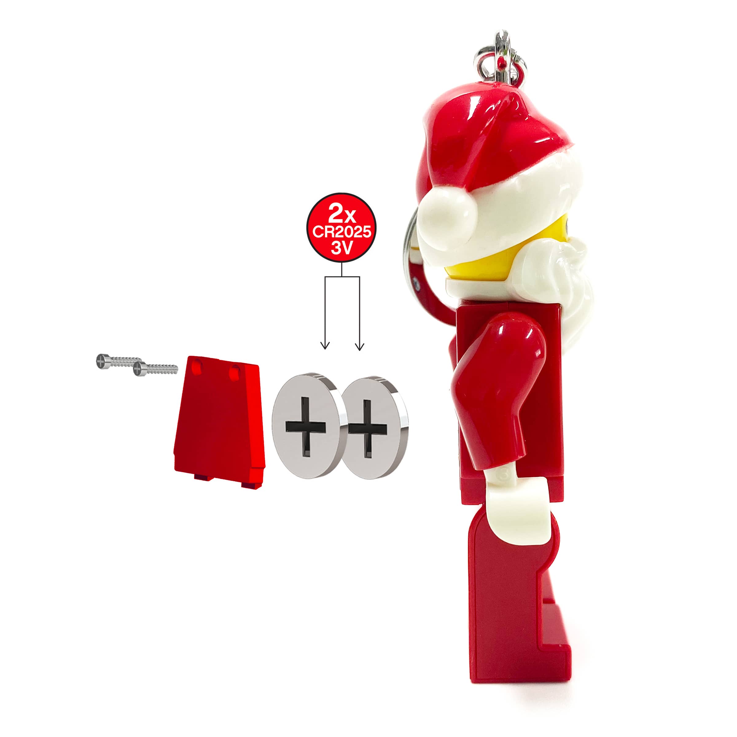 LEGO ICONIC Santa Keychain Light