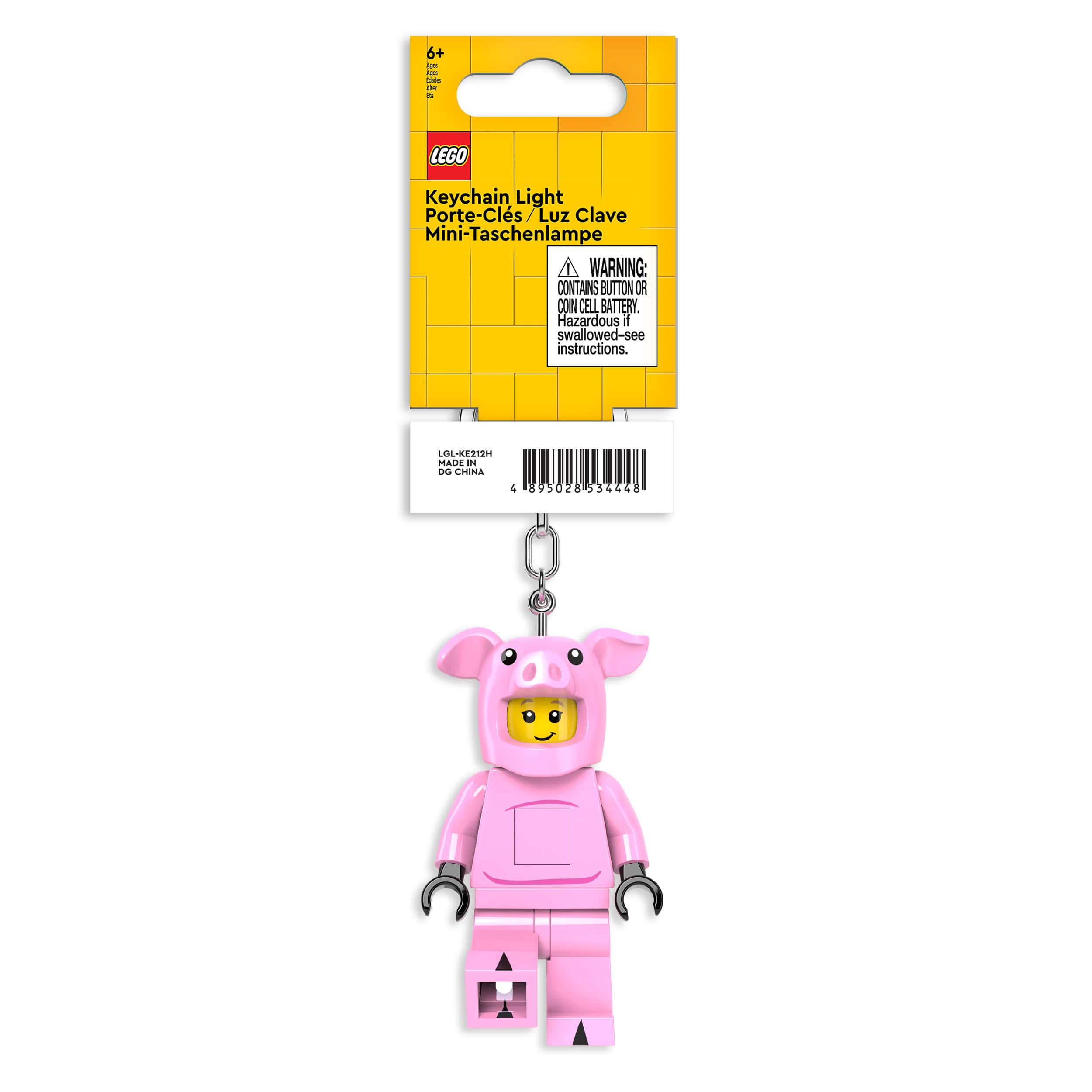 LEGO MINIFIGURES  Piggy Guy Keychain Light