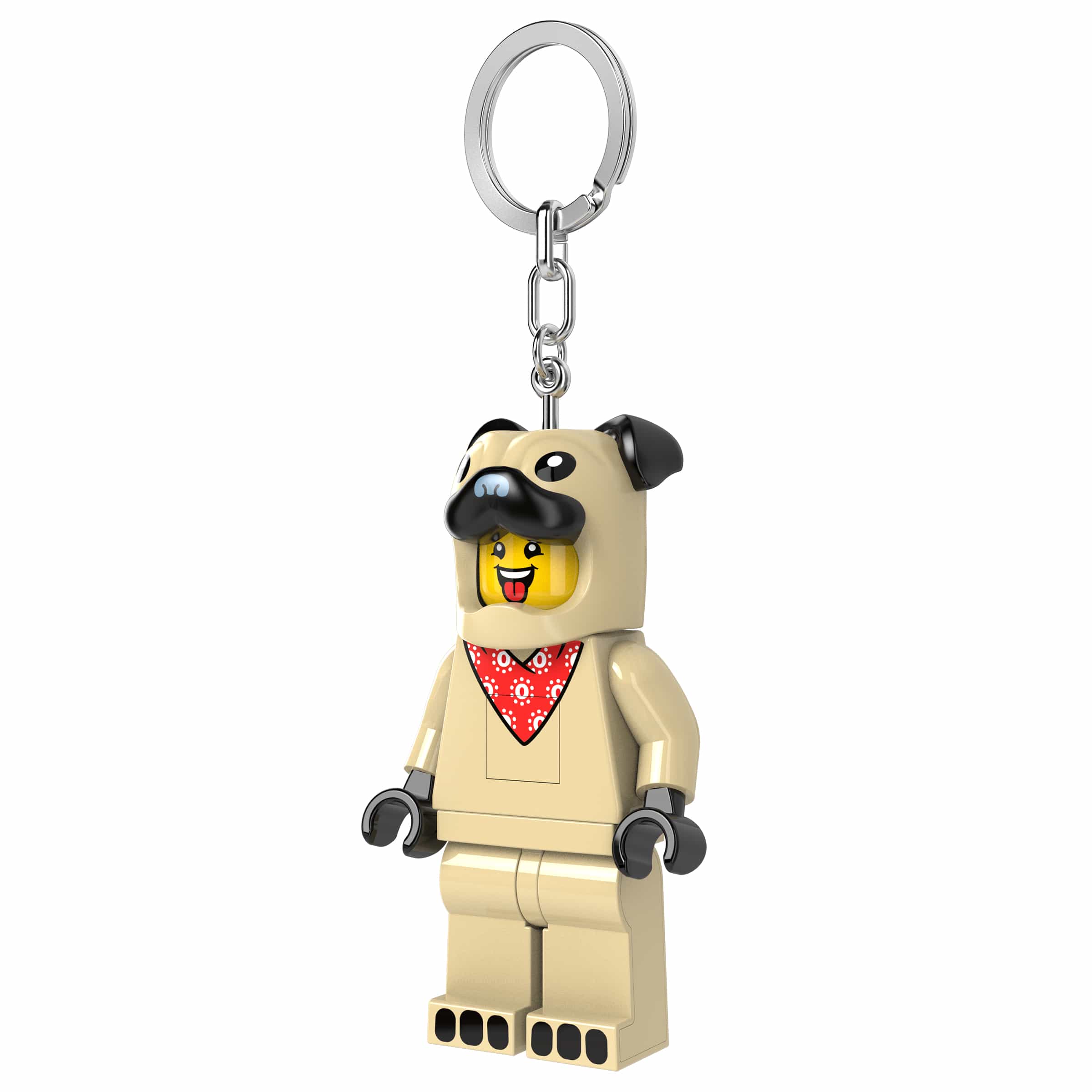 LEGO MINIFIGURES Pug Costume Guy Keychain Light
