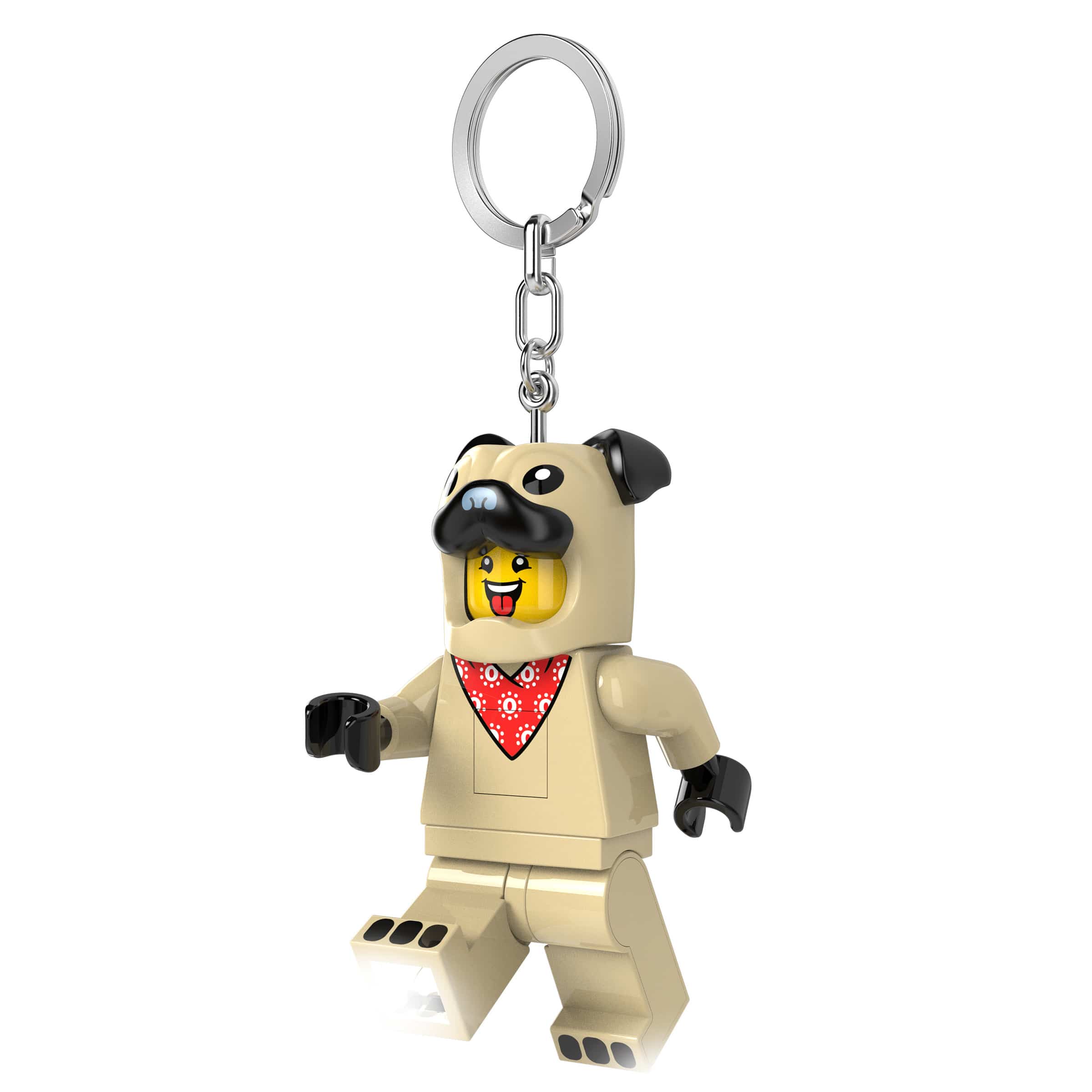 LEGO MINIFIGURES Pug Costume Guy Keychain Light