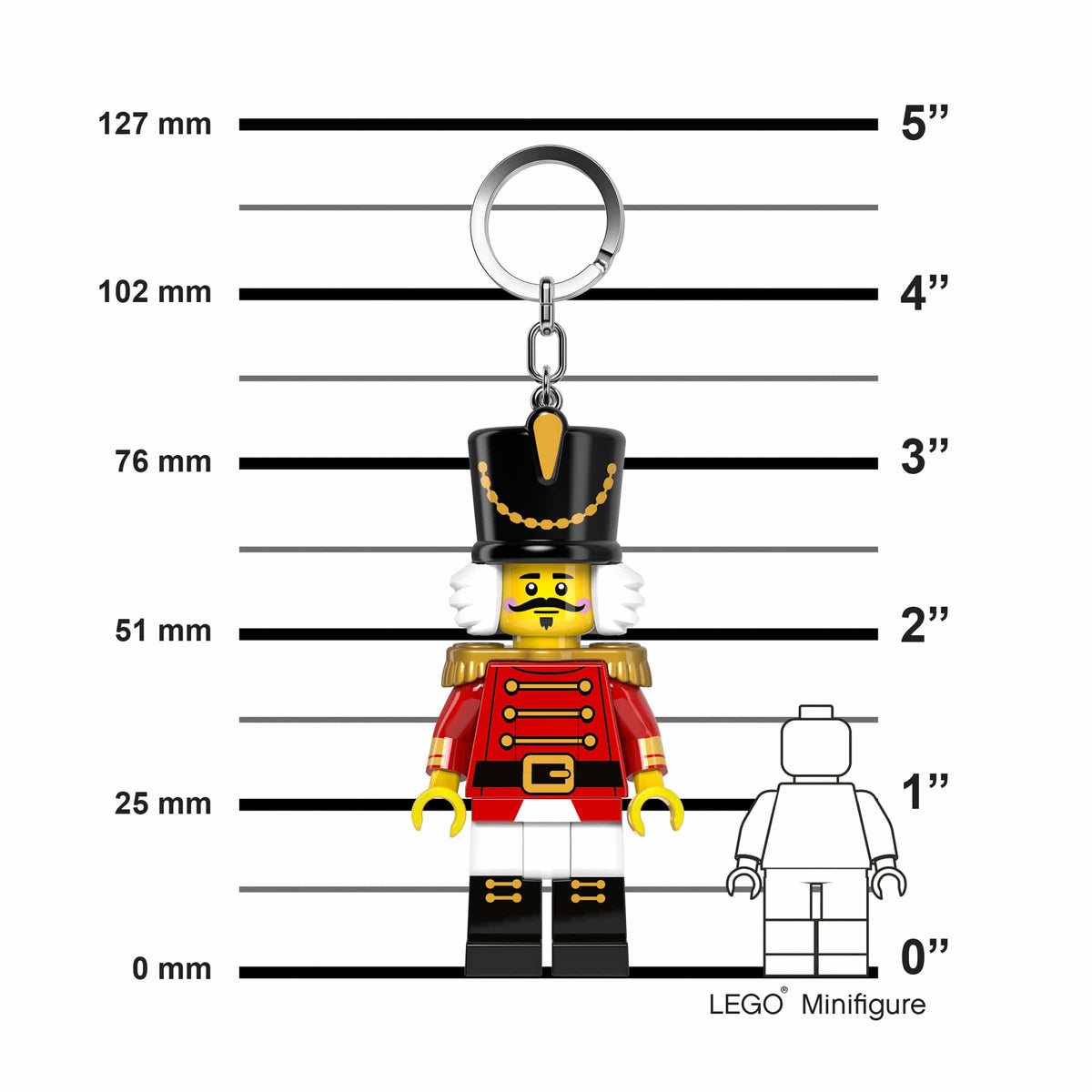 LEGO MINIFIGURES Nutcracker Keychain Light