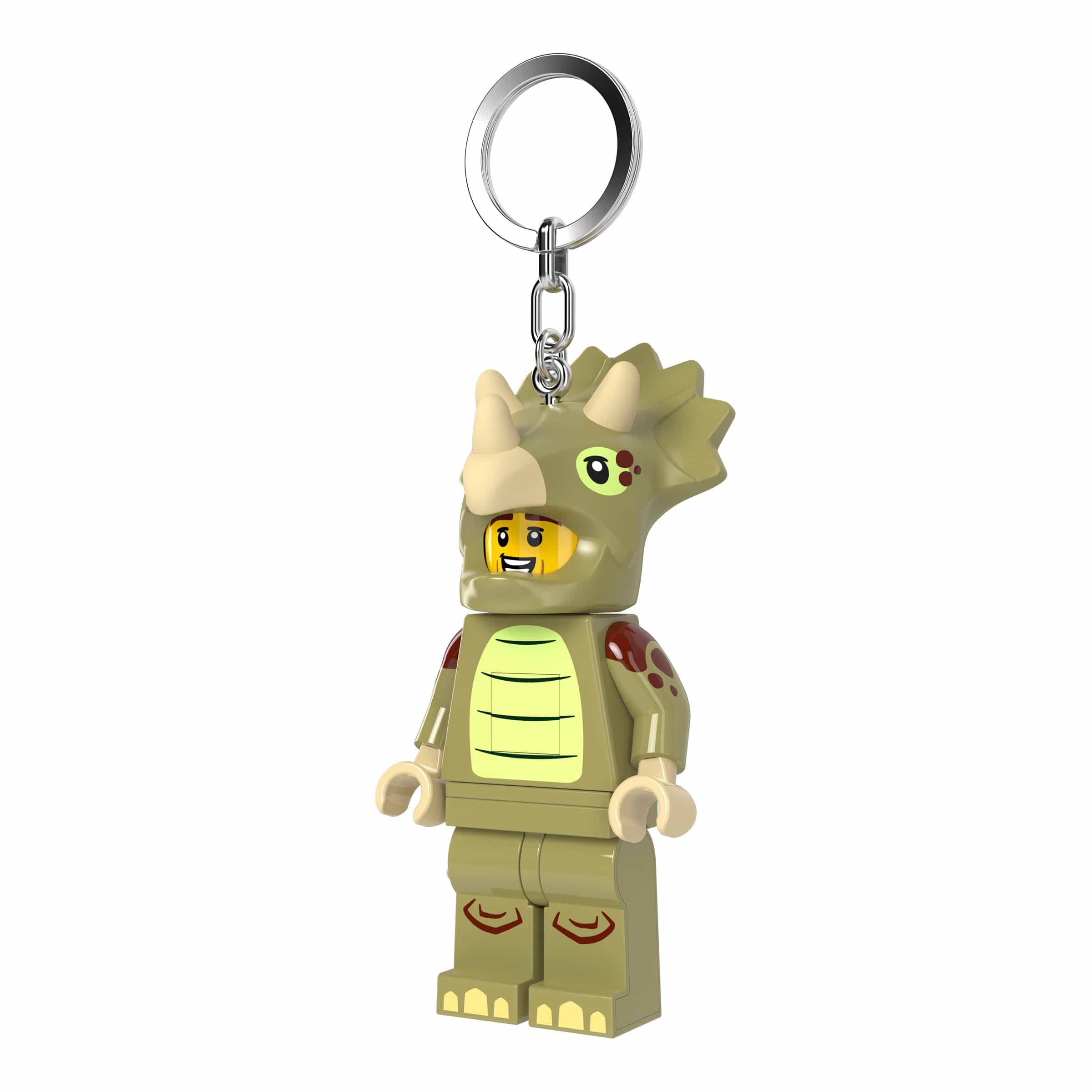 LEGO MINIFIGURES Triceratops Costume Fan Key Light