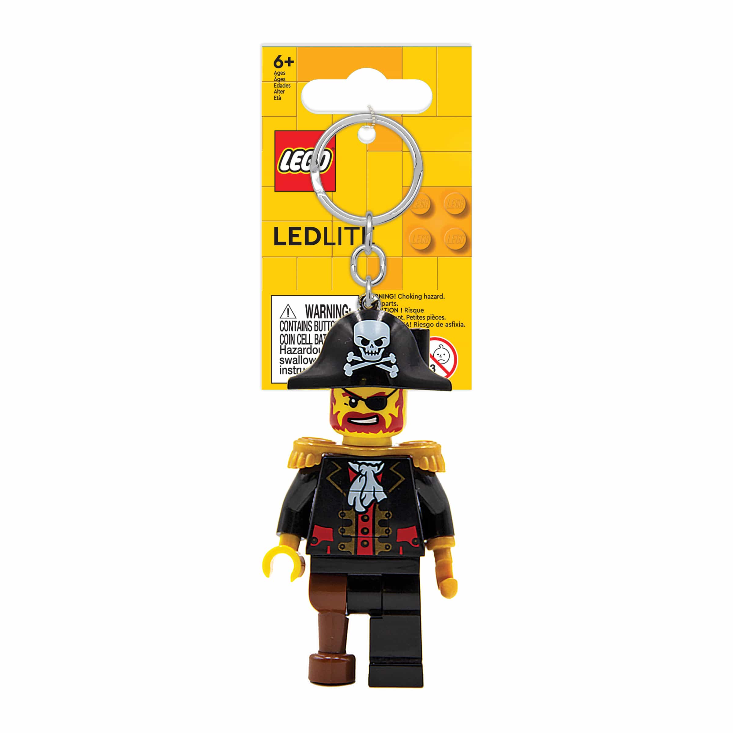 LEGO MINIFIGURES Captain Brickbeard Keychain Light