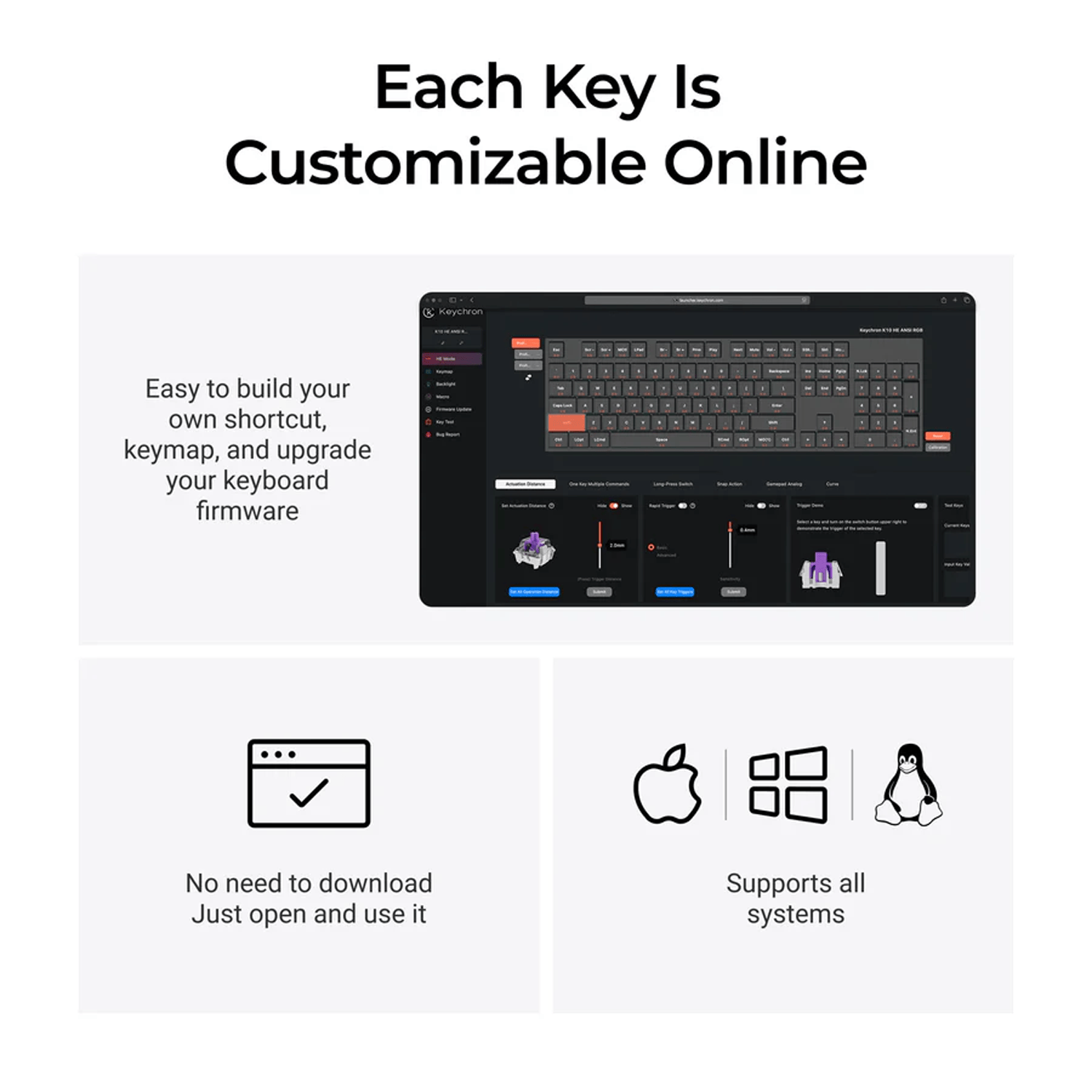 Keychron HE Series | K10 HE Special Edition Wireless Magnetic Switch Custom Keyboard