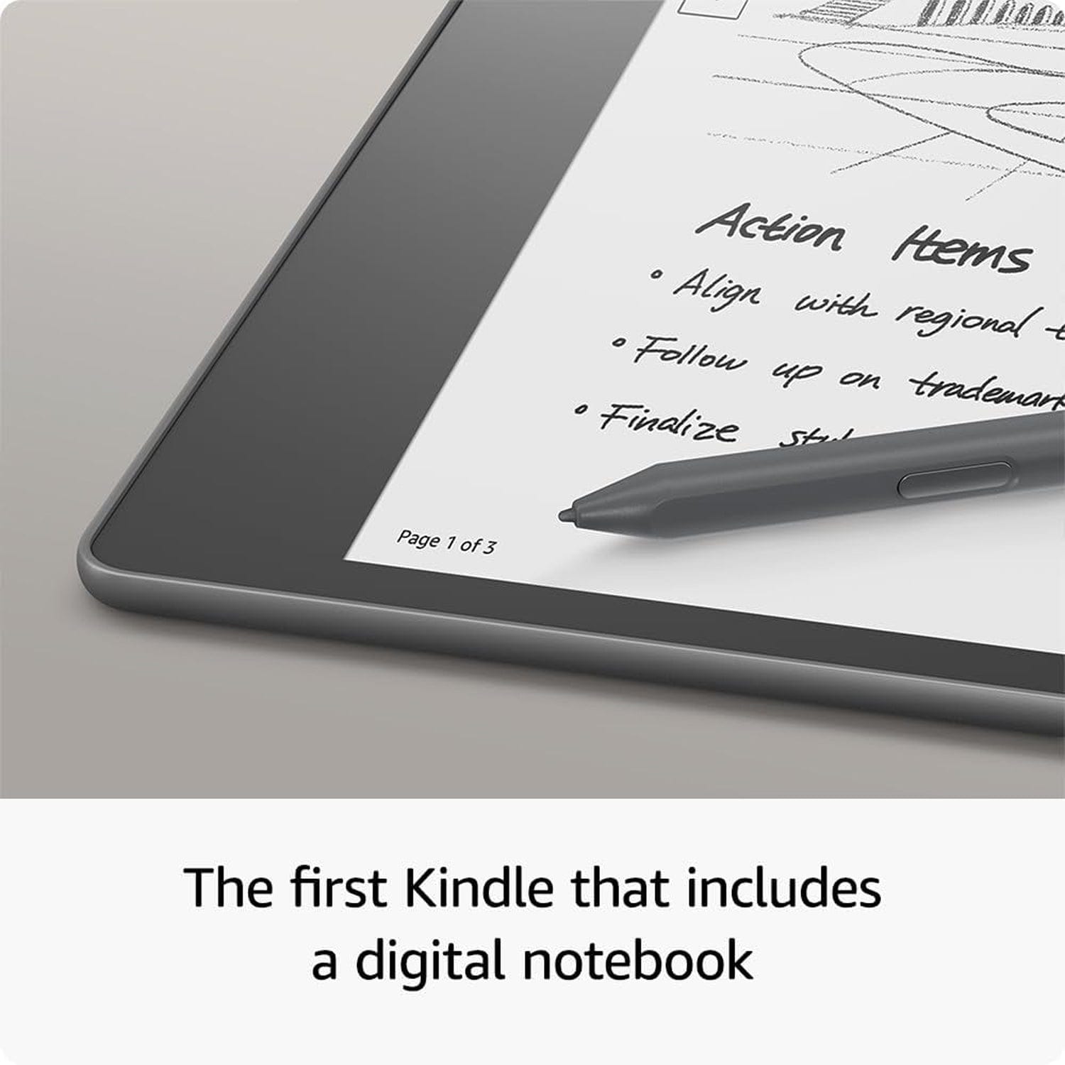 Kindle Scribe E-Reader (2023) + Digital Notebook with 10.2" 300 PPI Paperwhite Display & Premium Pen