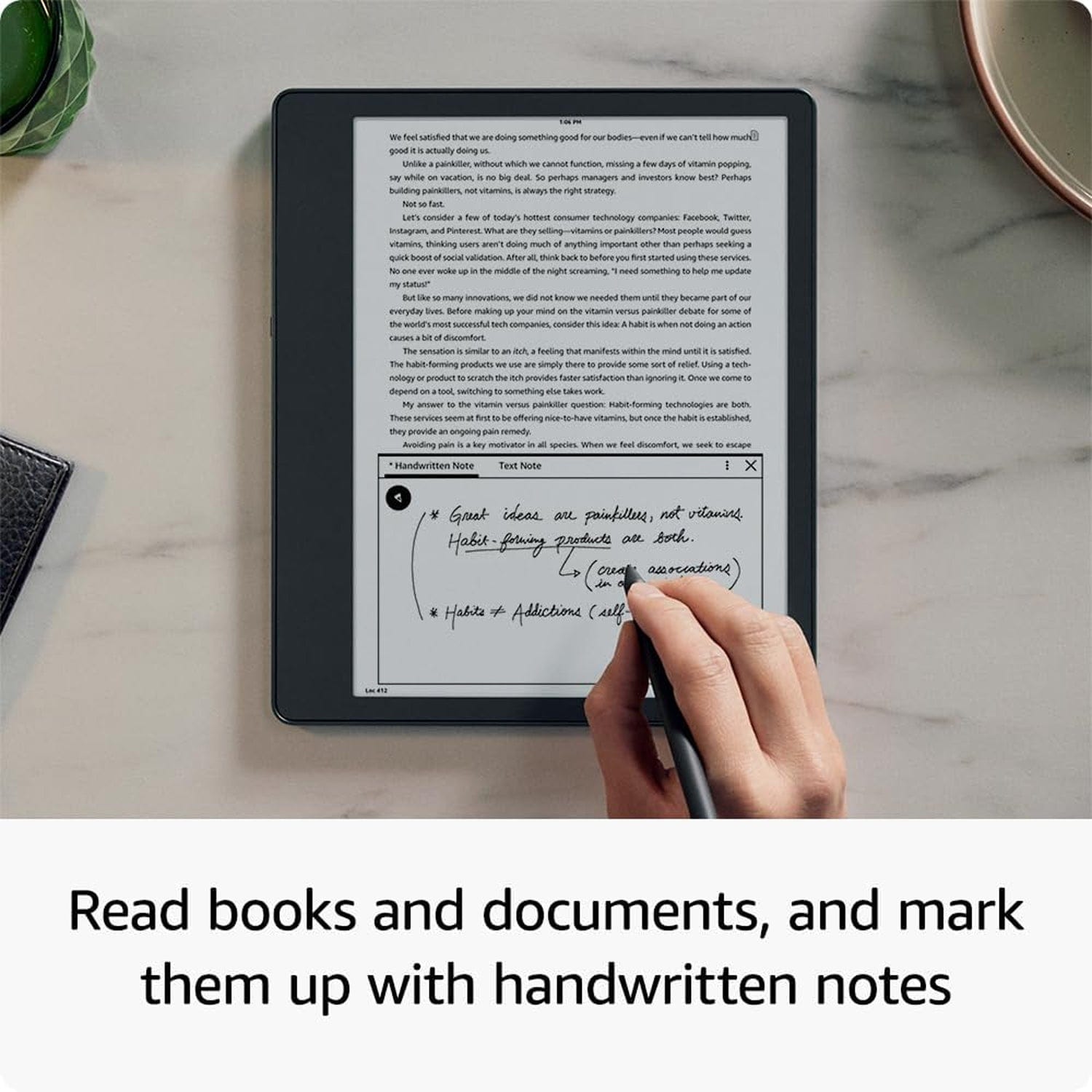 Kindle Scribe E-Reader (2023) + Digital Notebook with 10.2" 300 PPI Paperwhite Display & Premium Pen