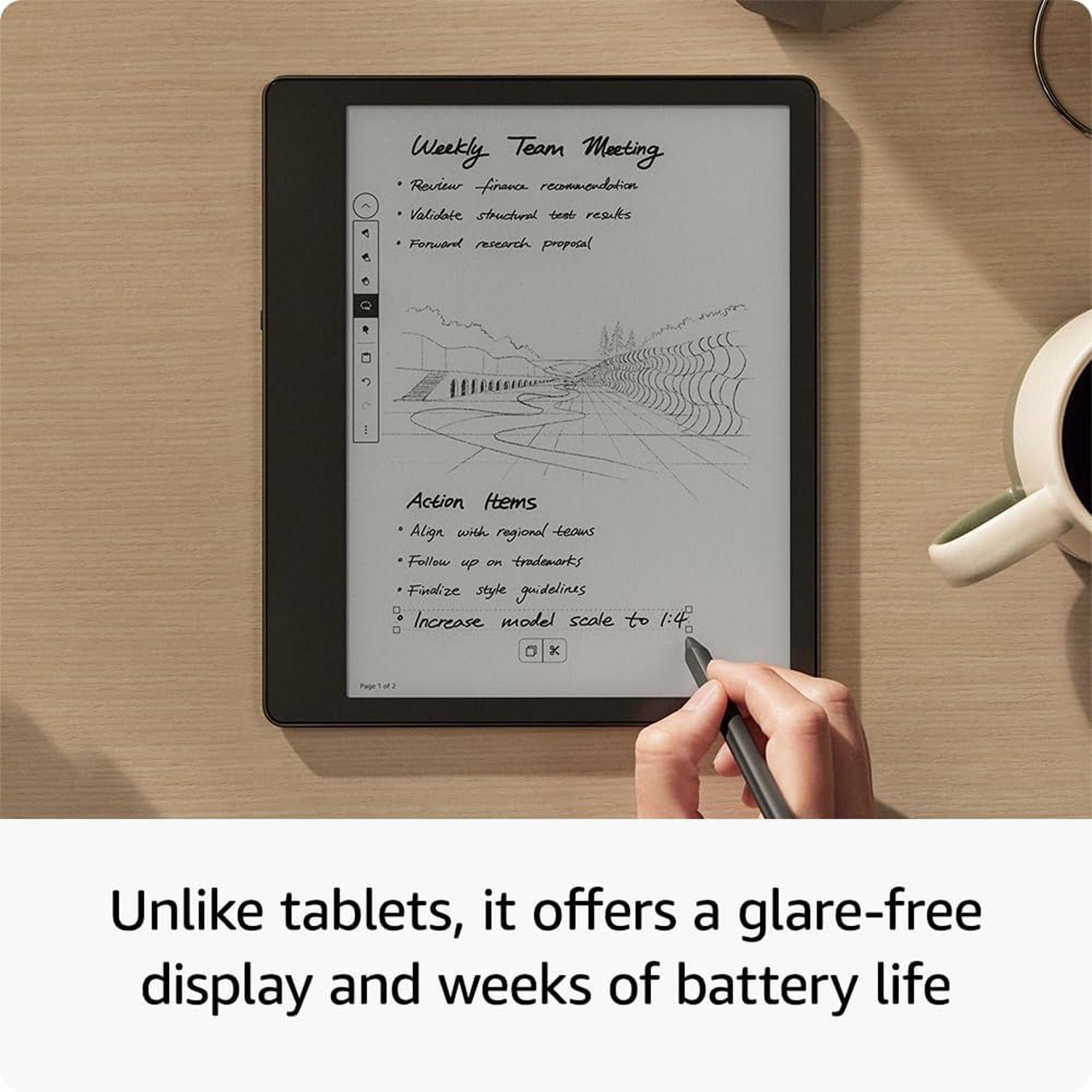 Kindle Scribe E-Reader (2023) + Digital Notebook with 10.2" 300 PPI Paperwhite Display & Premium Pen