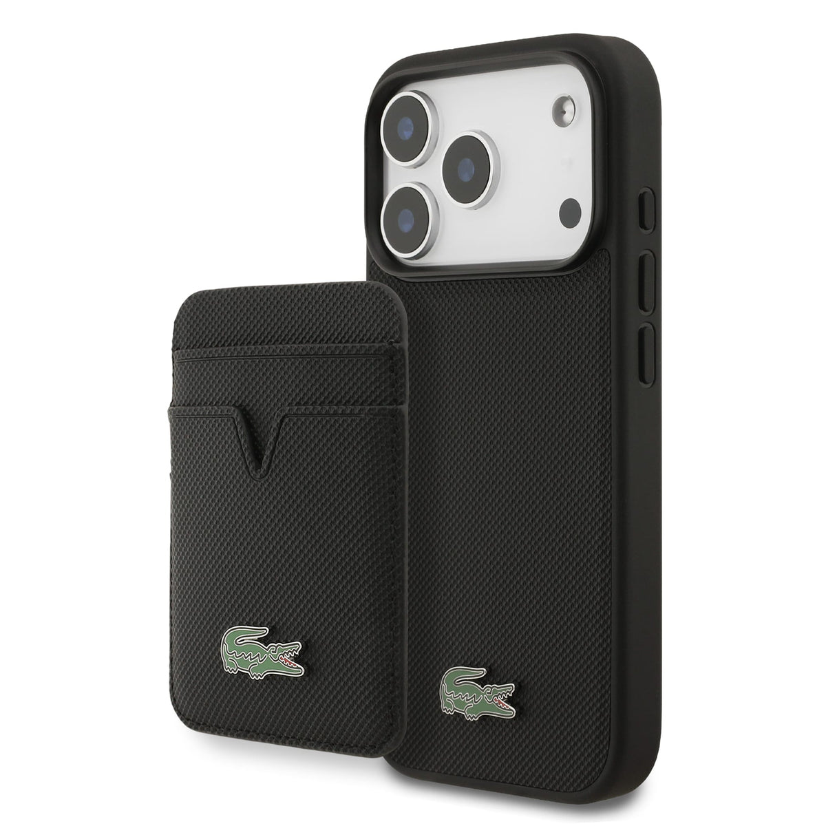 Lacoste Iconic Petit Pique Card Wallet & MagSafe Case For iPhone 18 Pro