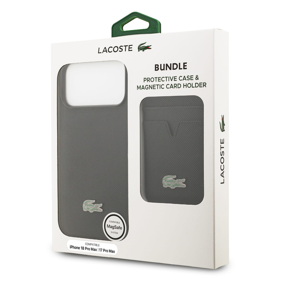 Lacoste Iconic Petit Pique Card Wallet & MagSafe Case For iPhone 18 Pro Max