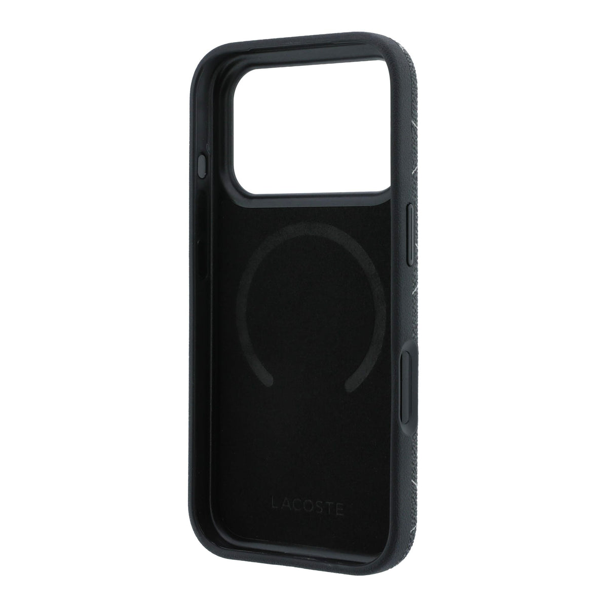 Lacoste PU Leather Blend Embossed MagSafe Case For iPhone 18 Pro Max