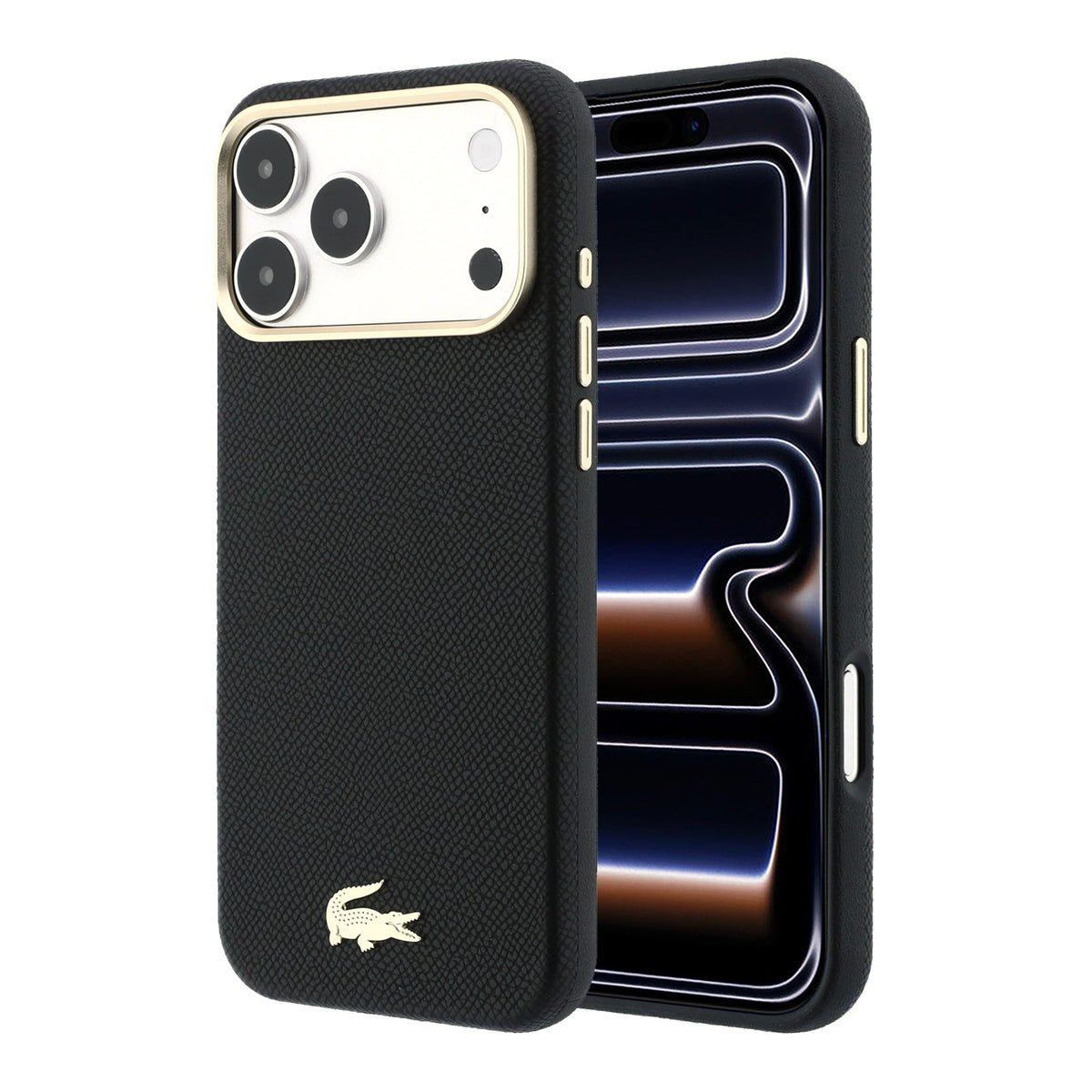Lacoste PU Leather Champs Elysees MagSafe Case For iPhone 18 Pro Max