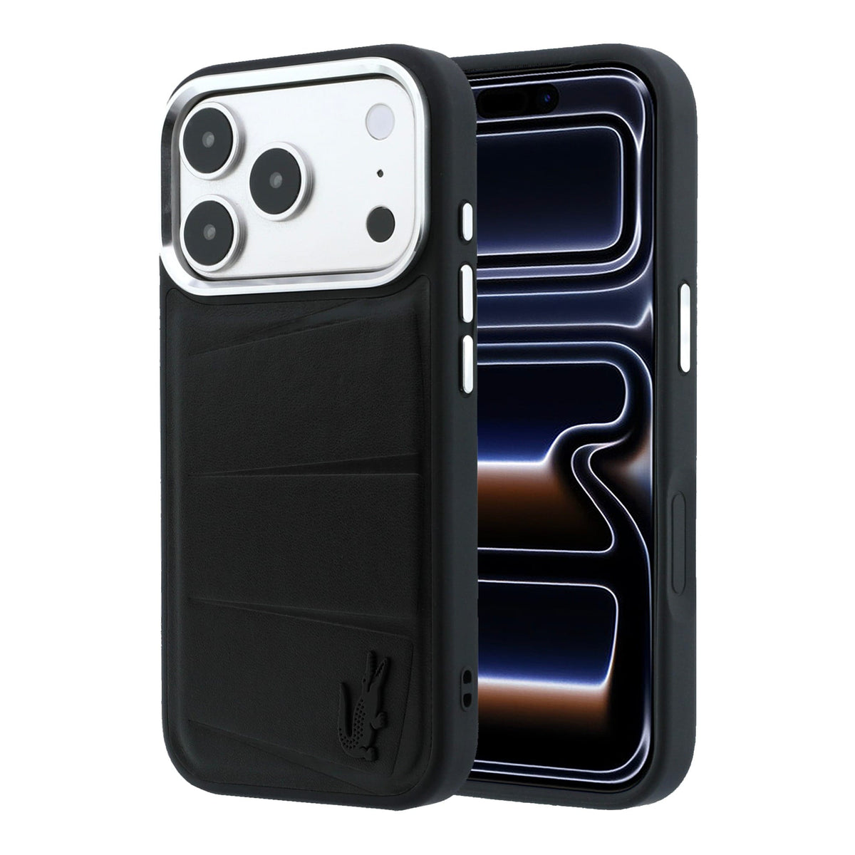 Lacoste PU Leather Lenglen MagSafe Case For iPhone 18 Pro Max