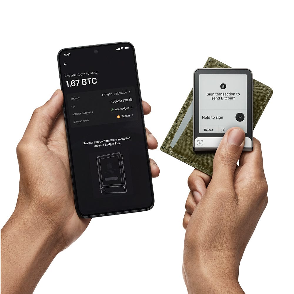 Ledger Flex Touchscreen Crypto Management Device