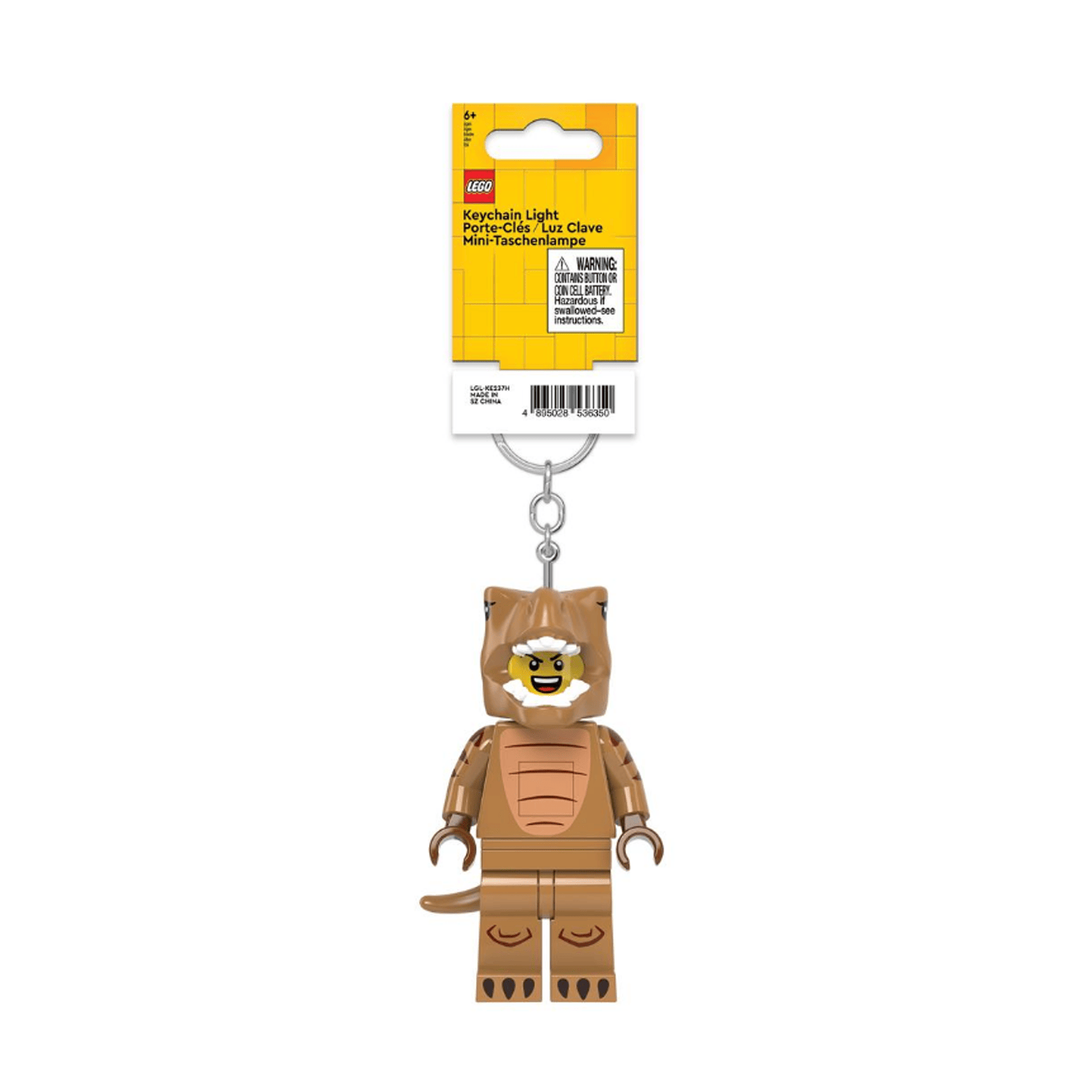 LEGO Minigigures T. Rex Costume Fan Keychain Light