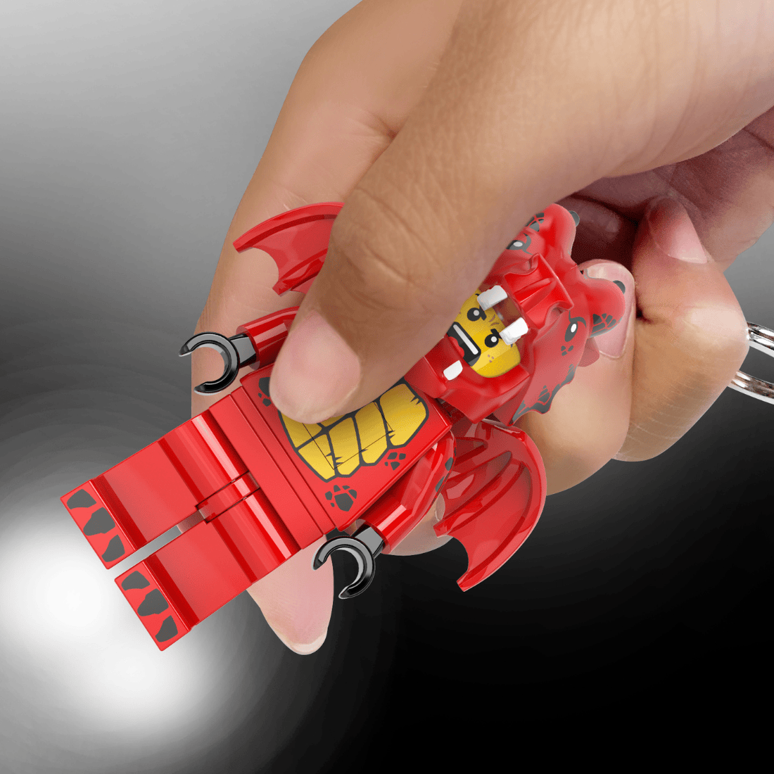 LEGO MINIFIGURES Dragon Suit Guy Keychain Light