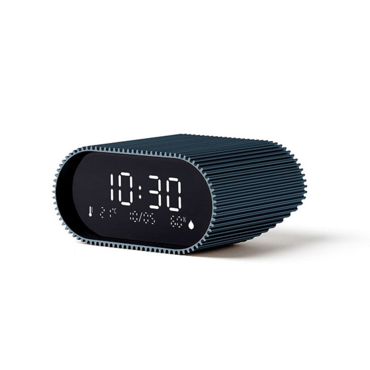 Lexon Ray Alarm Clock with Alarm Thermometer & Hygrometer