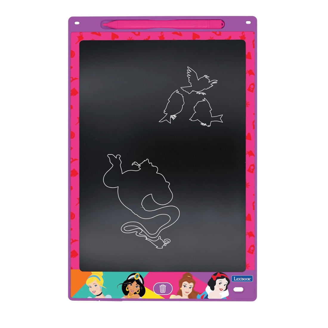 Lexibook CRT10 Series Educational Multicolor E-ink Drawing Tablet | 28cm With Stencils