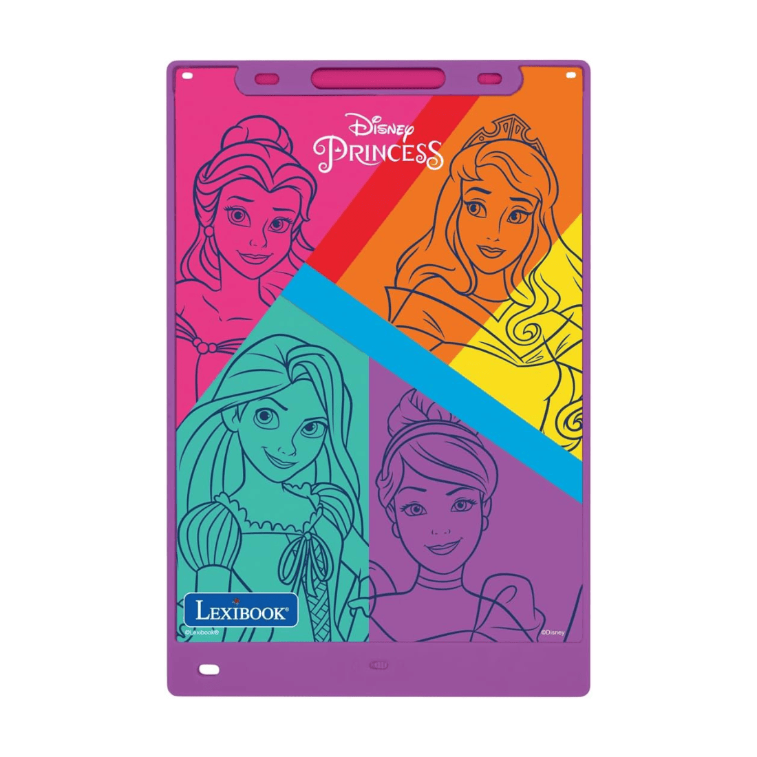 Lexibook CRT10 Series Educational Multicolor E-ink Drawing Tablet | 28cm With Stencils