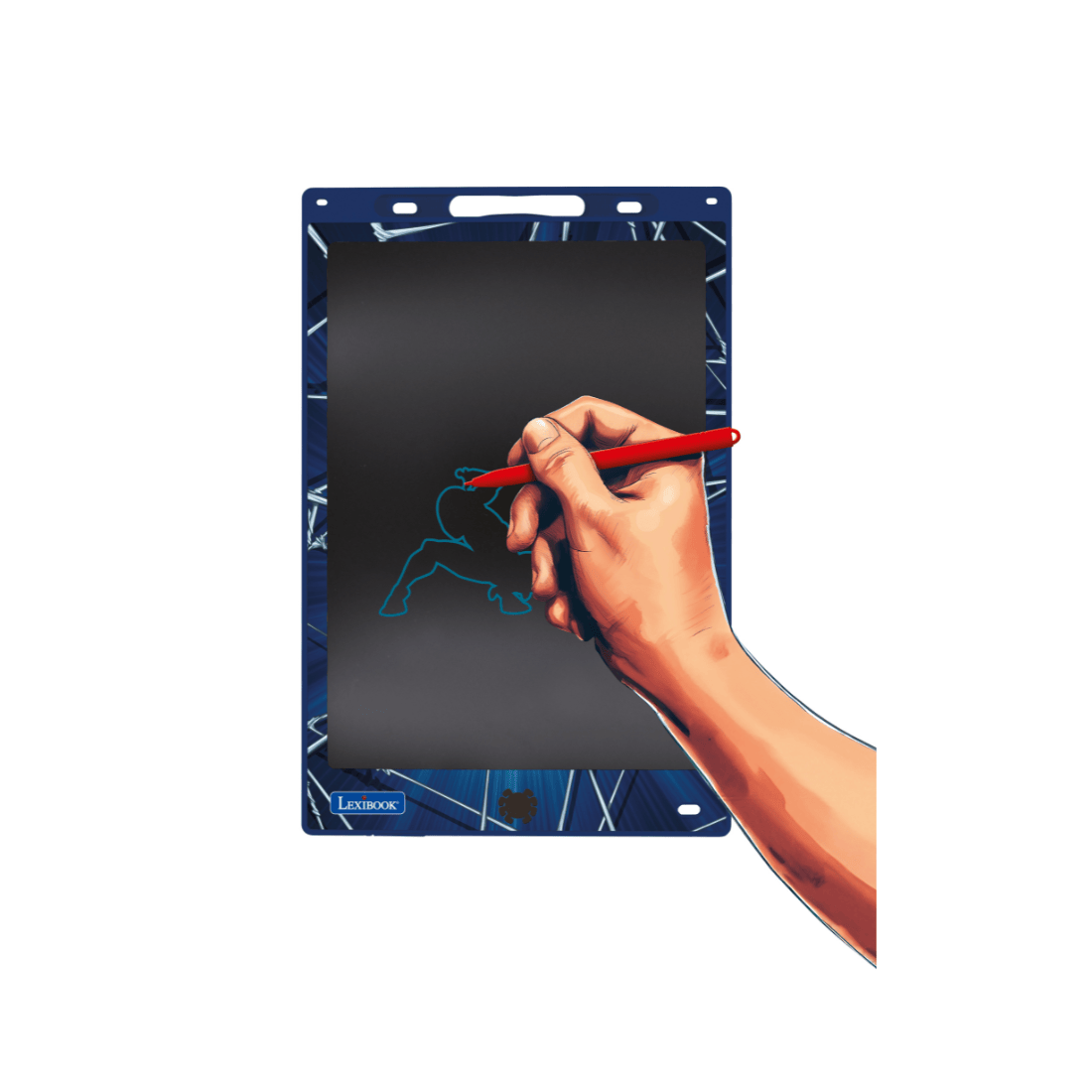 Lexibook CRT10 Series Educational Multicolor E-ink Drawing Tablet | 28cm With Stencils