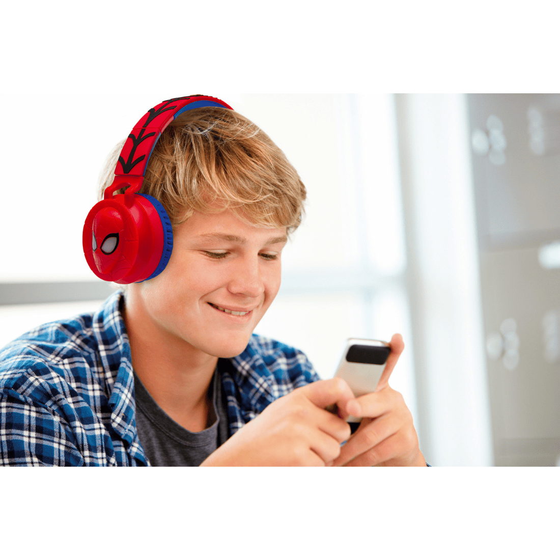 Lexibook HPBT015 Series Bluetooth And Wired Foldable Headphones with Safe Volume Limitation