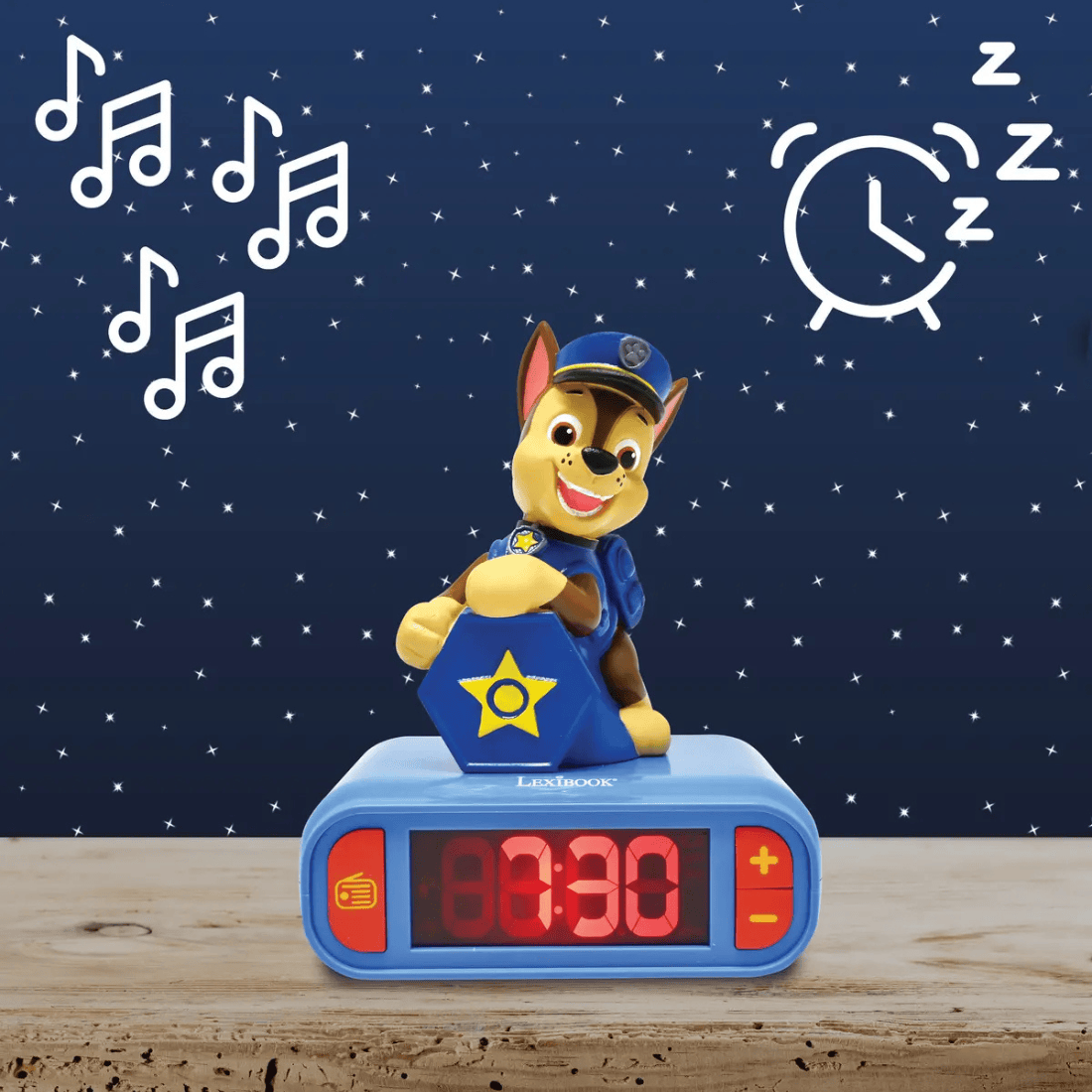 Lexibook RL800 Series Alarm Clock With 3D Figurine Night Light
