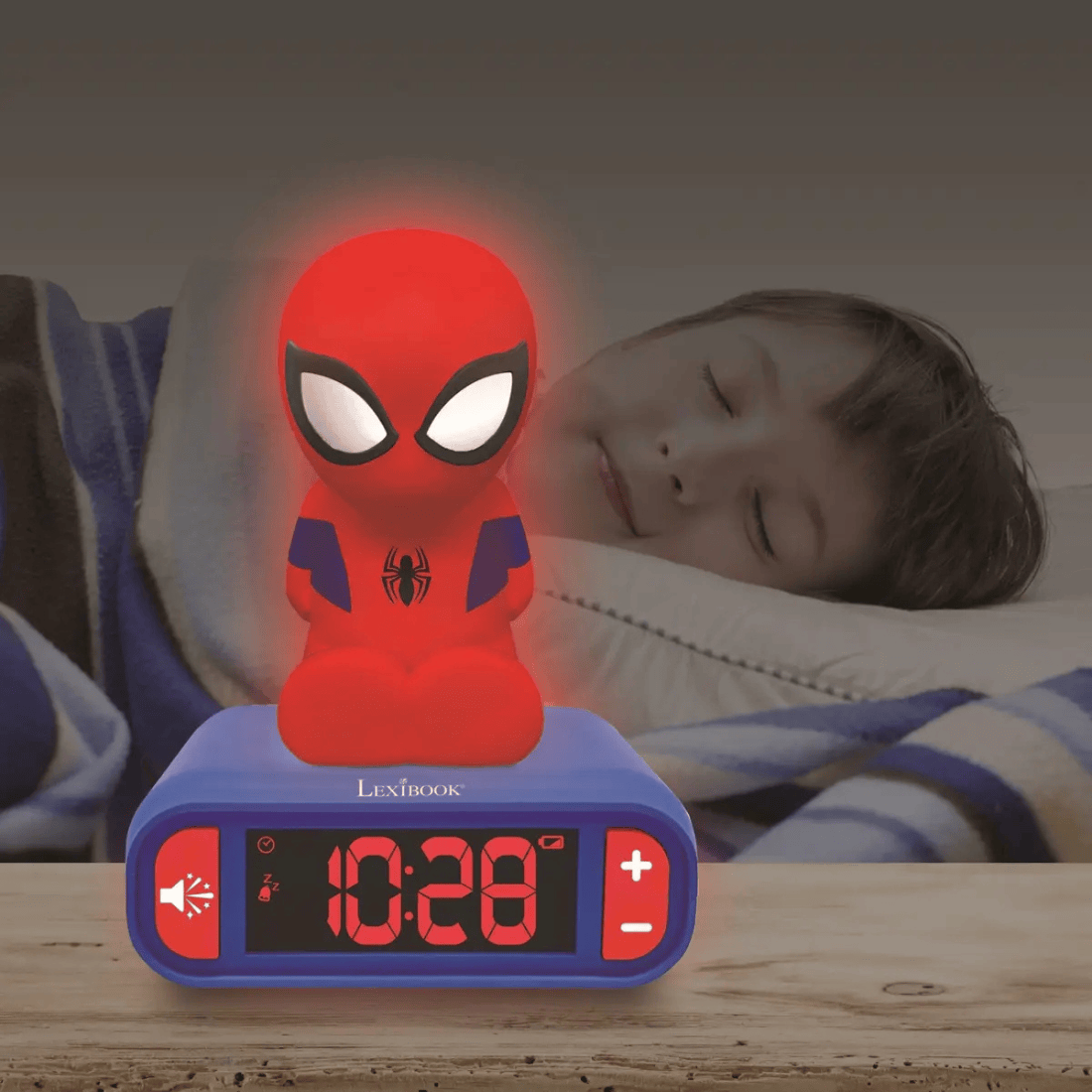 Lexibook RL800 Series Alarm Clock With 3D Figurine Night Light