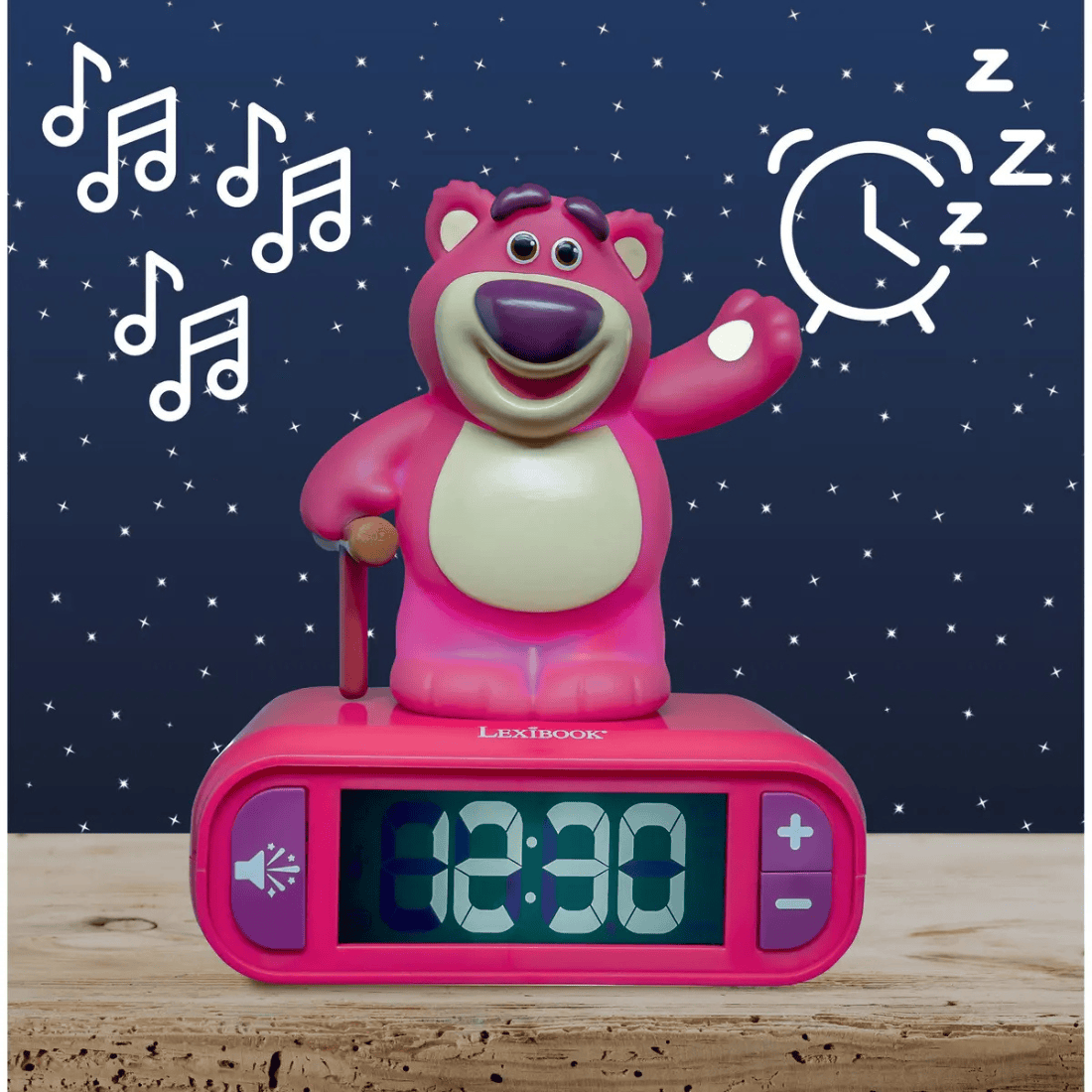 Lexibook RL800 Series Alarm Clock With 3D Figurine Night Light