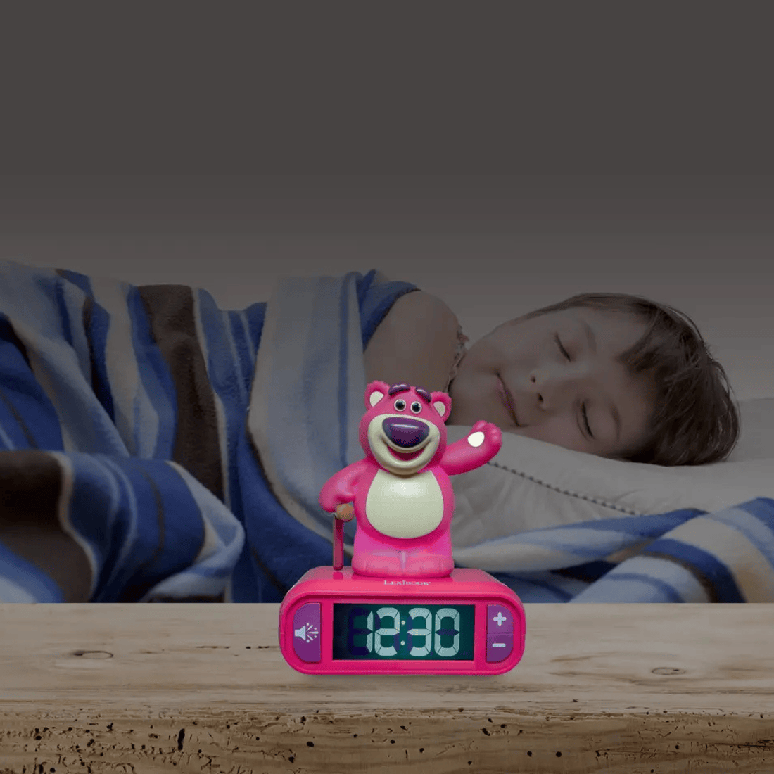 Lexibook RL800 Series Alarm Clock With 3D Figurine Night Light