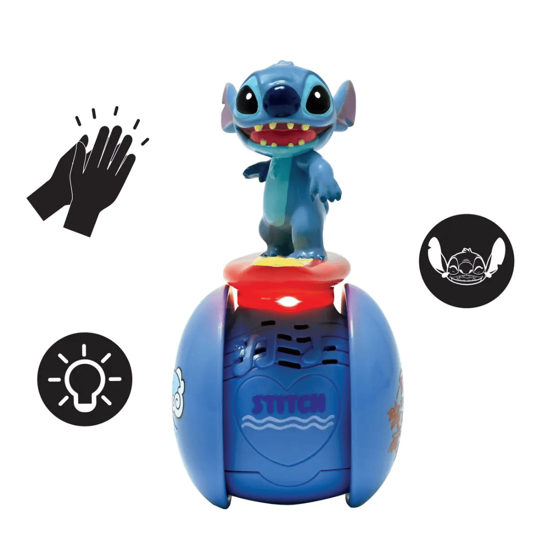 Lexibook POWERMAN Roller Surfer Stitch | One-Wheel Perfect Balanced Stitch with Light & Sound Effects