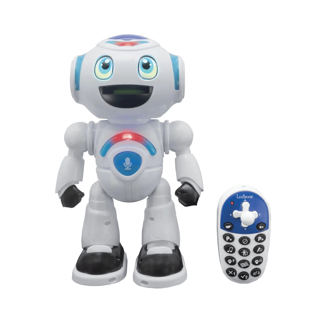 Lexibook POWERMAN MASTER Programmable Robot with Quiz, Music, Games, Disc Launcher & Remote Control