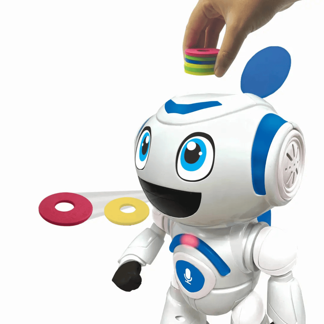 Lexibook POWERMAN MASTER Programmable Robot with Quiz, Music, Games, Disc Launcher & Remote Control