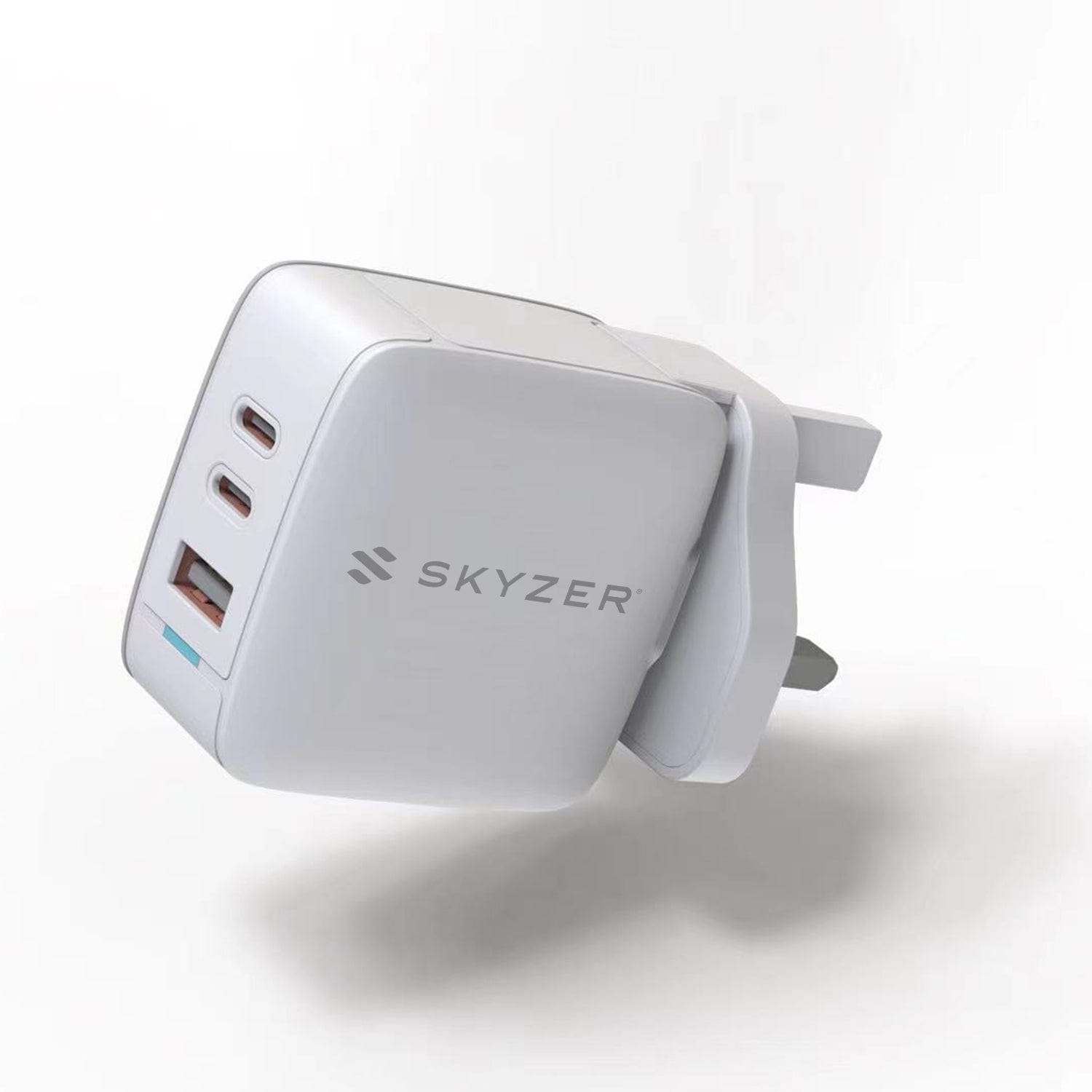 Skyzer PD158 SpeedPro 65W Max Fast Charging Wall Charger with 2 USB-C + 1 USB-A Port