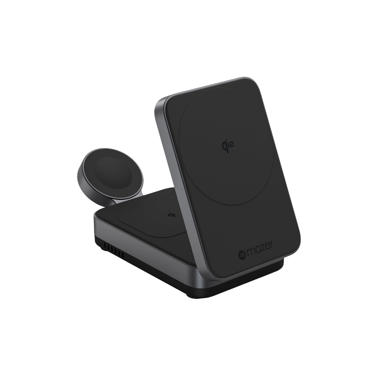 MagFold Trio Qi2 Certified 15W Foldable 3-in-1 Wireless Charger