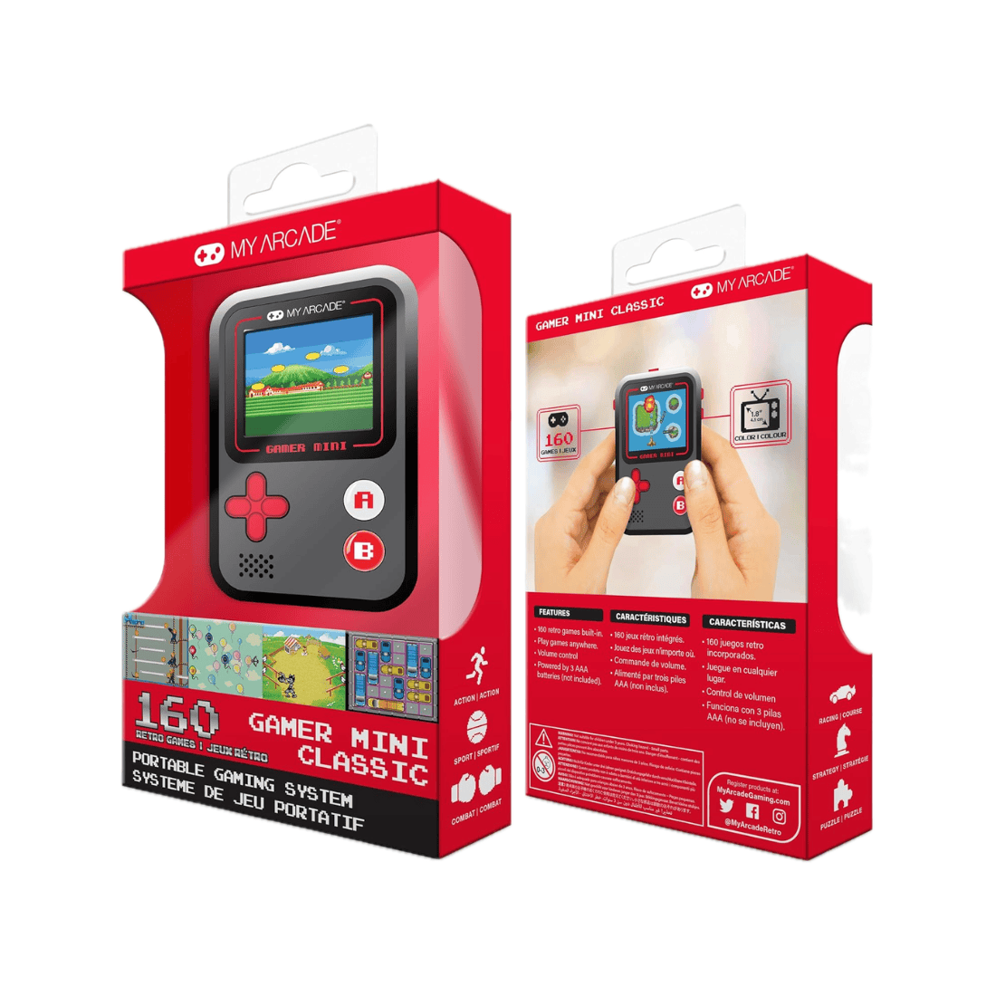 My Arcade Gamer Mini Classic Handheld Games