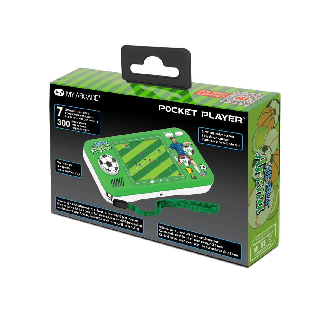 My Arcade All-Star Arena Pocket Player 4128 Handheld Games