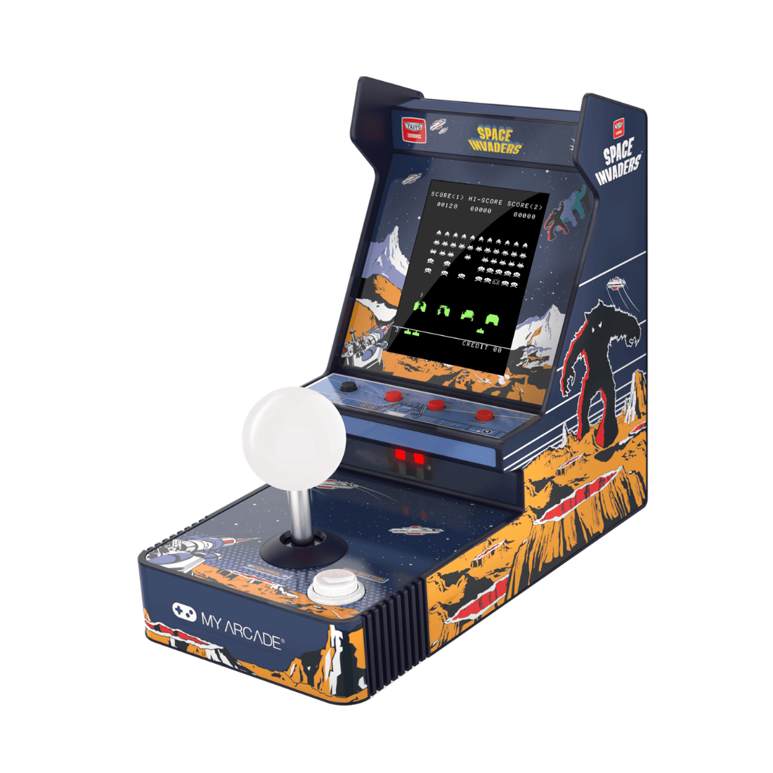 My Arcade Space Invaders Joystick 7007 Handheld Games