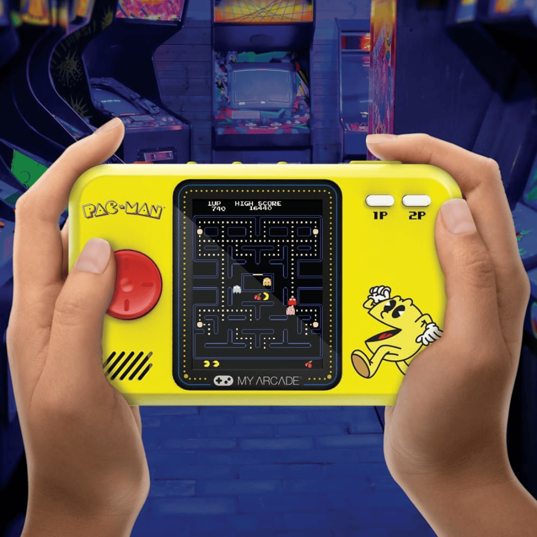 My Arcade Pac-Man Pocket Player Pro with Carrying Case 7143 Handheld Games