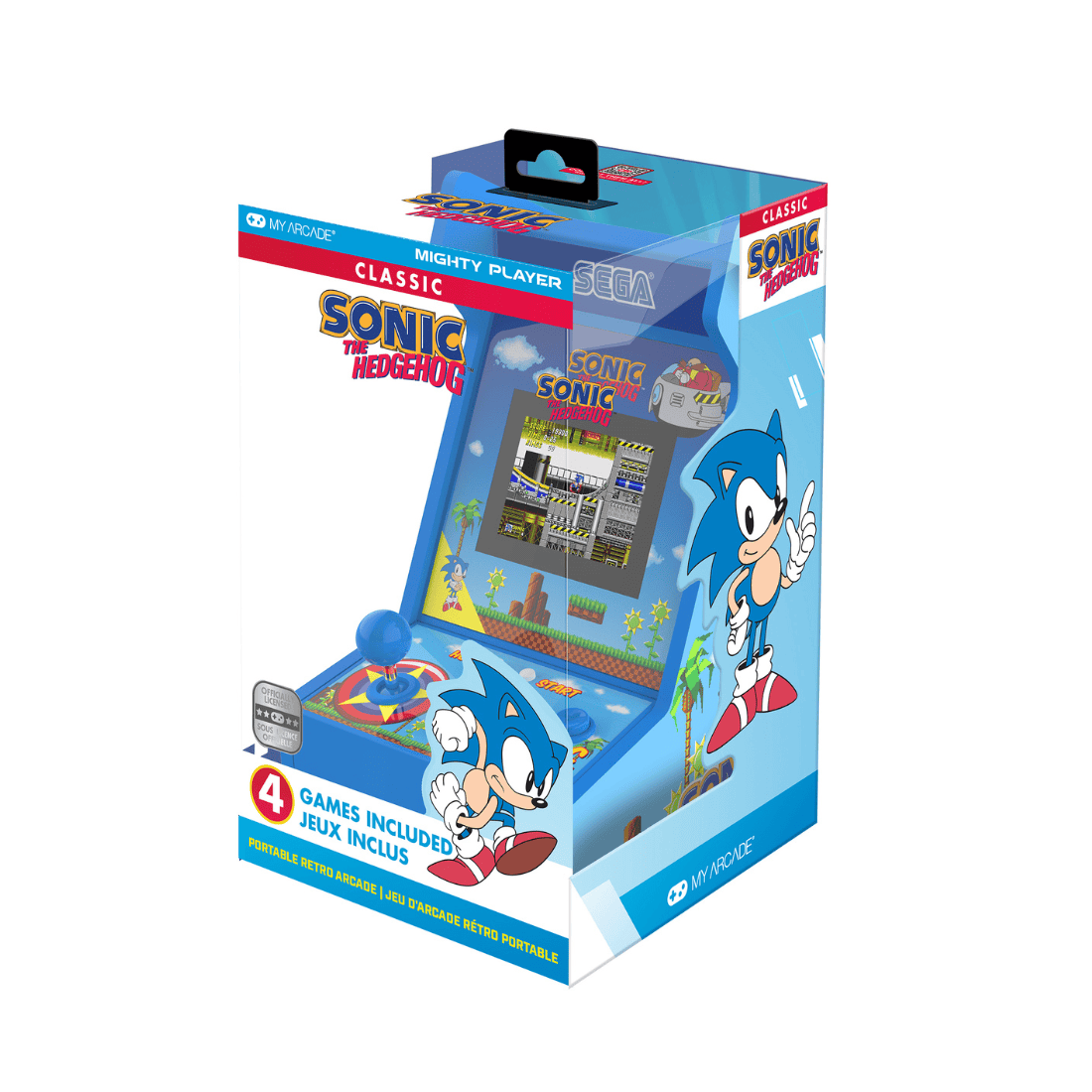 My Arcade Sonic The Hedgehog 7158 Mighty Player