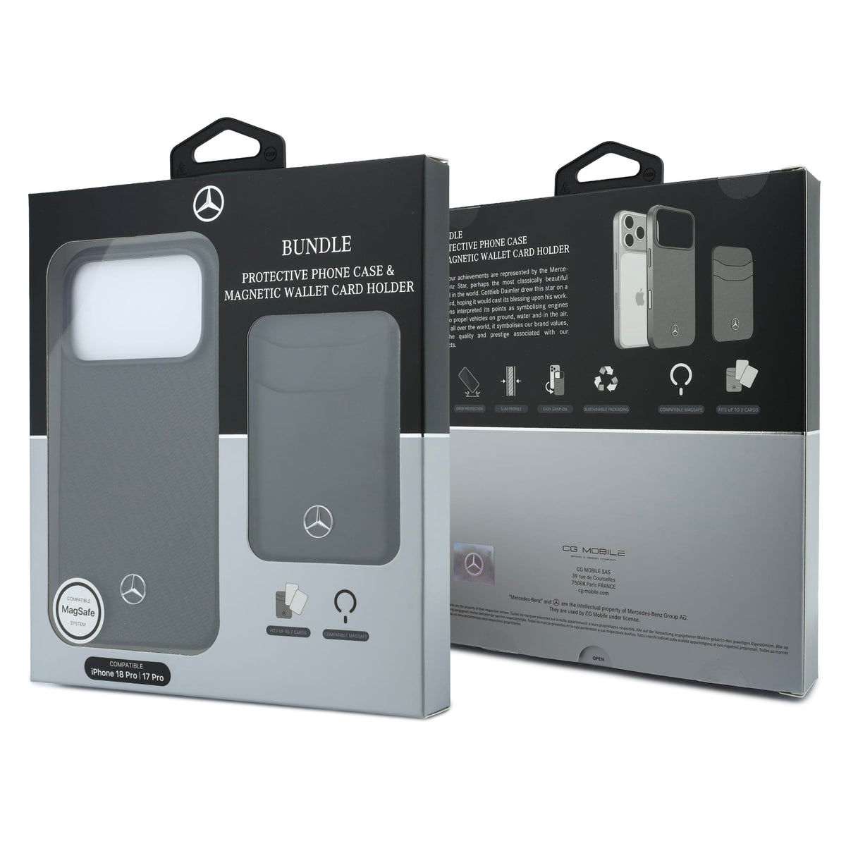 Mercedes-Benz Card Wallet & MagSafe Case For iPhone 18 Pro