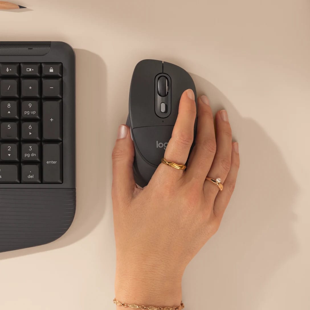 Logitech Signature Comfort Plus Combo MK880 | Bluetooth Keyboard And Mouse Combo Combo For All Day Comfort