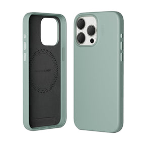 MOFT MOVAS Vegan Leather Snap-On Phone Case for iPhone 15 Series - MagSafe Compatible
