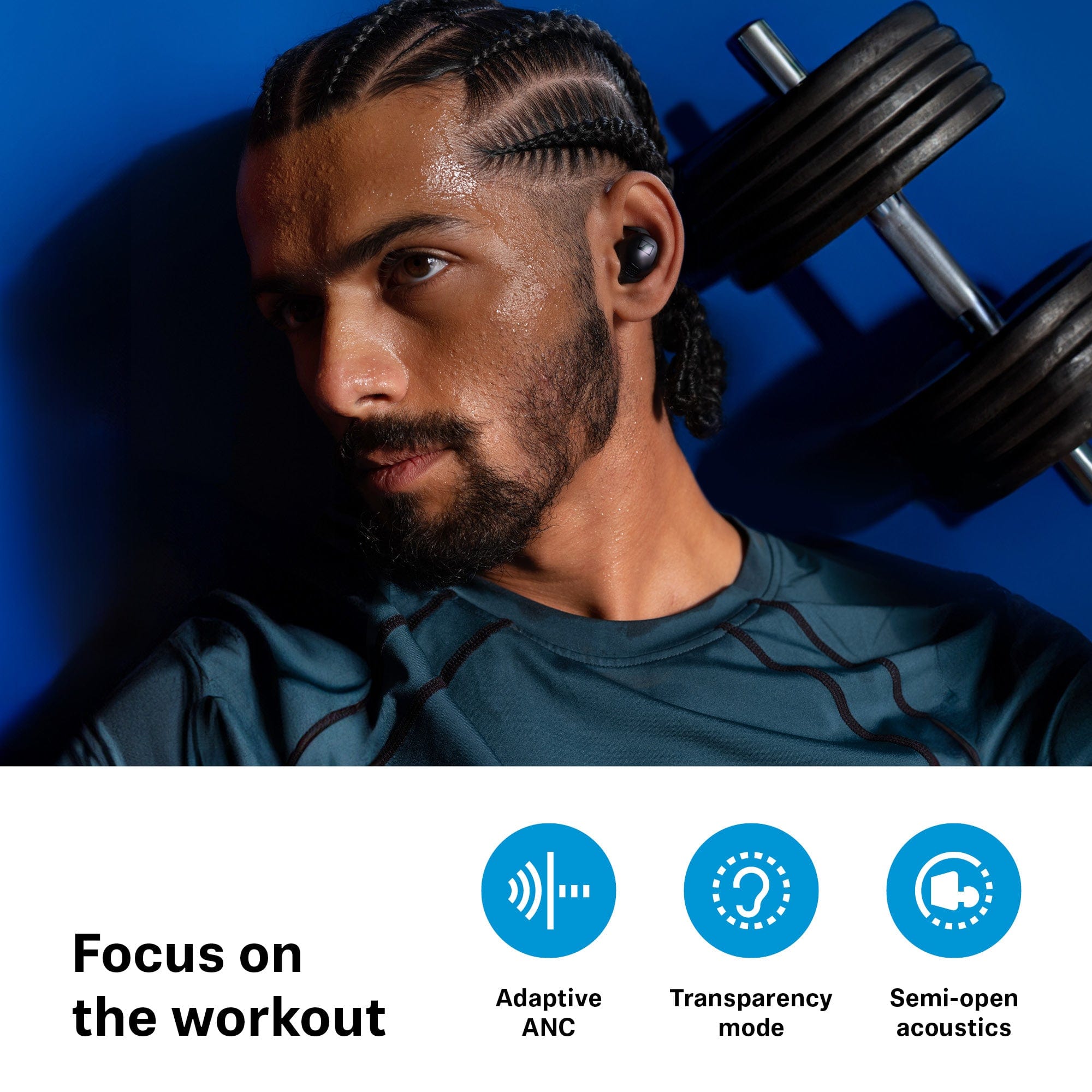 Sennheiser Momentum Sport Earbuds with Fitness Tracker for Heart Rate and Body Temperature