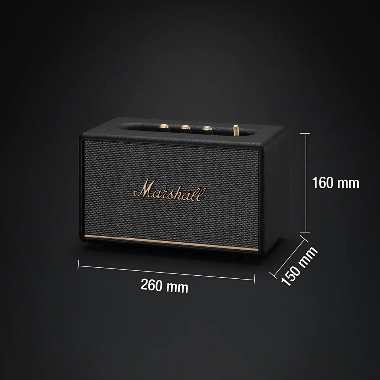 Marshall Acton III Enceinte Bluetooth sans Fil - Noir : : High-Tech