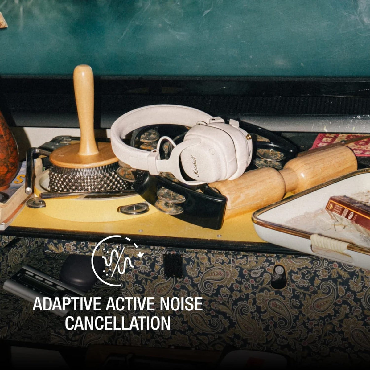 Marshall MILTON A.N.C. Wireless Headphones With Adaptive Active Noise Cancellation