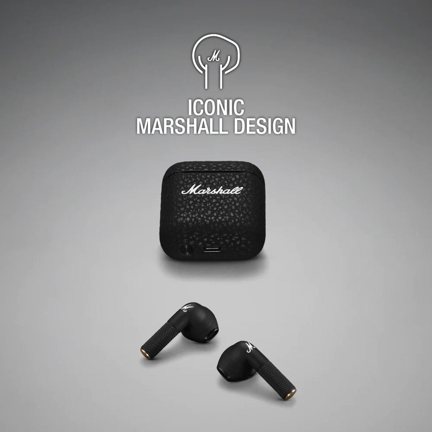 Marshall Minor III True Wireless In-Ear Headphones, Black