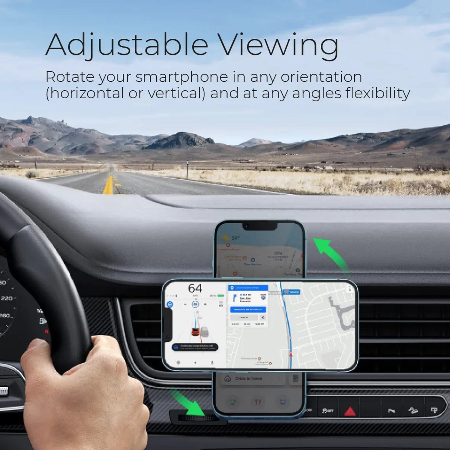 Mazer MagTap MagDrive600 MagSafe-Compatible Air Vent Car Mount