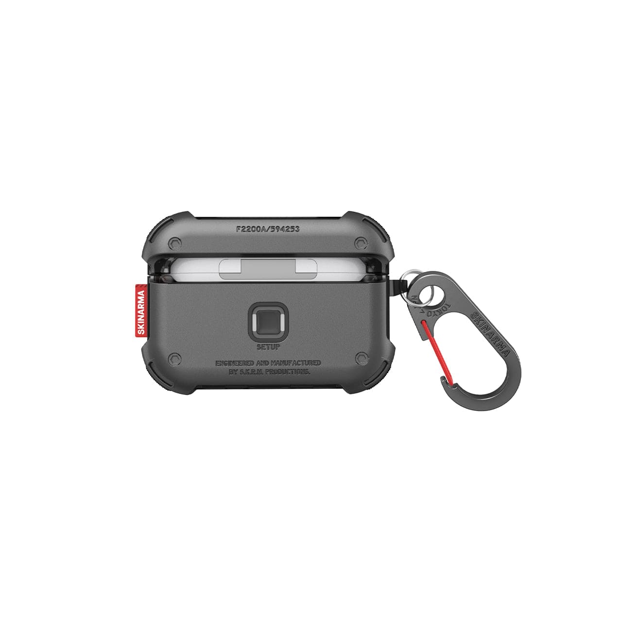 Skinarma Mecha Airpods Pro Gen 1/2 Case with Zinc-Allow Carabiner