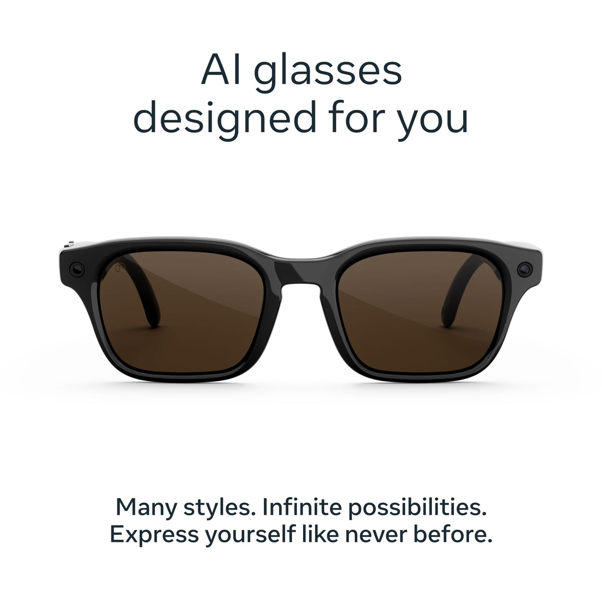 [PRE-ORDER] Meta Adventurer AI Glasses | Classic Black with Brown Lens (Ships from 1st Oct)