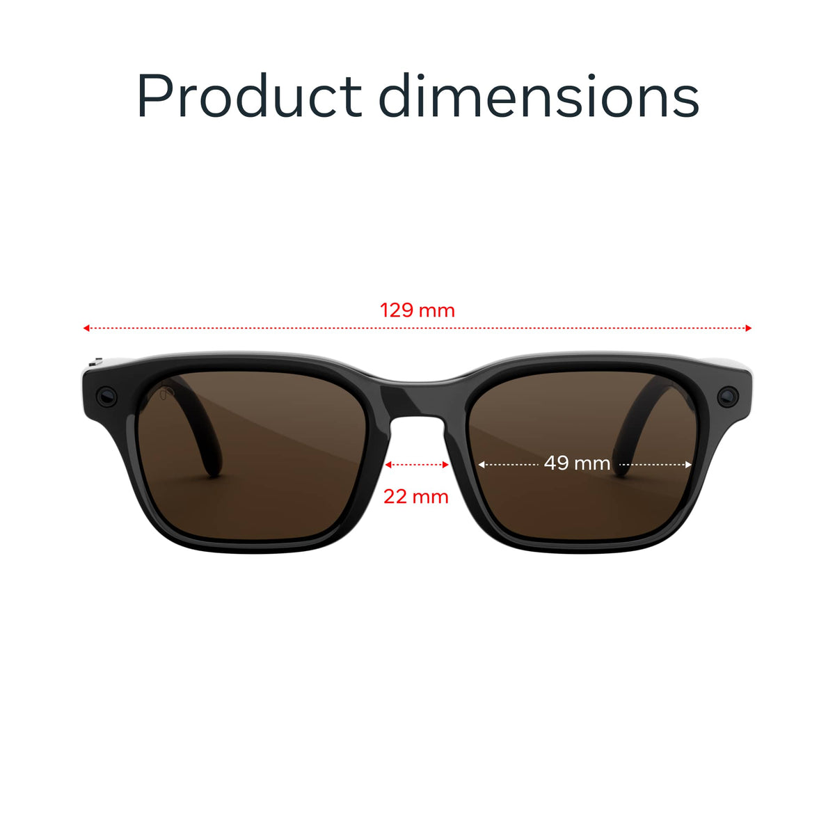 [PRE-ORDER] Meta Adventurer AI Glasses | Classic Black with Brown Lens (Ships from 1st Oct)